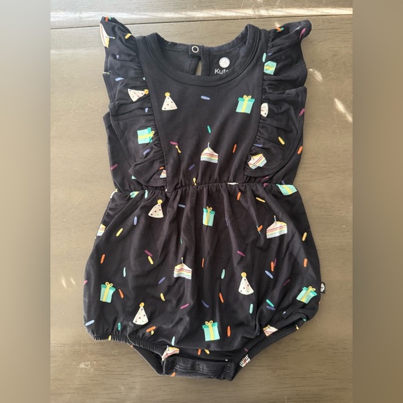 Kyte BABY Other - NWT Kyte Baby Midnight Party Bubble Romper - Size 6-12 Months